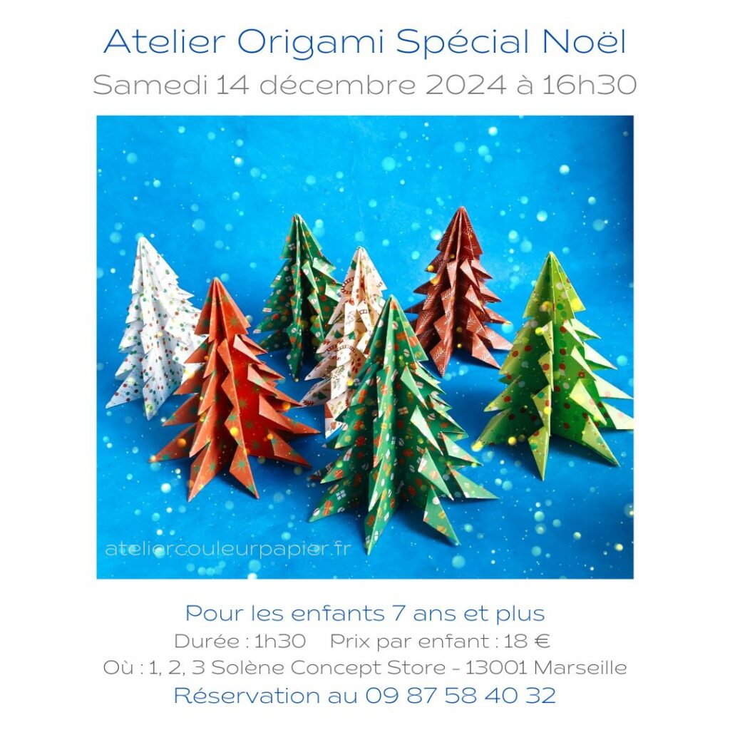 Atelier origami spécial Noël